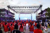 桃花源街区 “安全课”  全民筑牢 “三防” 线