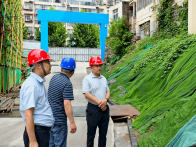 县住建局开展汛期在建工地安全隐患排查整治工作