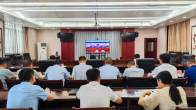 我县收看全市大气污染防治工作专题会
