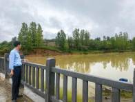 宝丰镇全力巡查水库保安澜