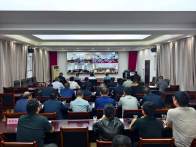 汪正義視頻調(diào)度全縣防汛備汛工作