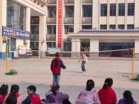 潘口乡中心小学举行羽毛球比赛