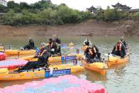 中国舟钓（路亚）公开赛竹山选拔赛暨圣水湖舟钓积分赛开赛