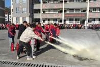 秦古小学：开展“三防”综合演练 筑牢校园安全屏障