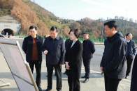 文春調研我縣交通項目建設情況