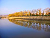 宝丰初冬好风光  水清岸绿生态美