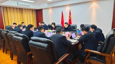 县政府党组开展2025年度民主生活会会前学习暨理论学习中心组集体学习