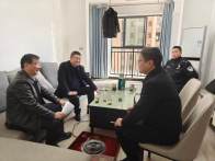 我县开展“人才安居”新春走访活动