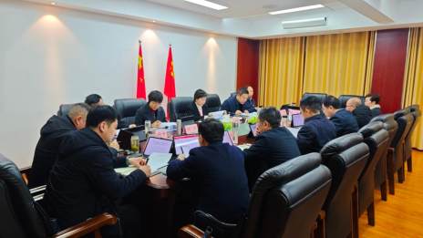 县政府党组会召开