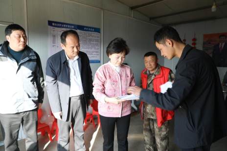 王丽媛调研督导重点项目建设和安全生产工作