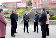 汪正义检查春季平安开学工作