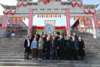 民建十堰市委领导及书画艺术家来竹采风