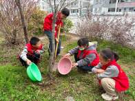 秦古小学开展植树节主题实践活动