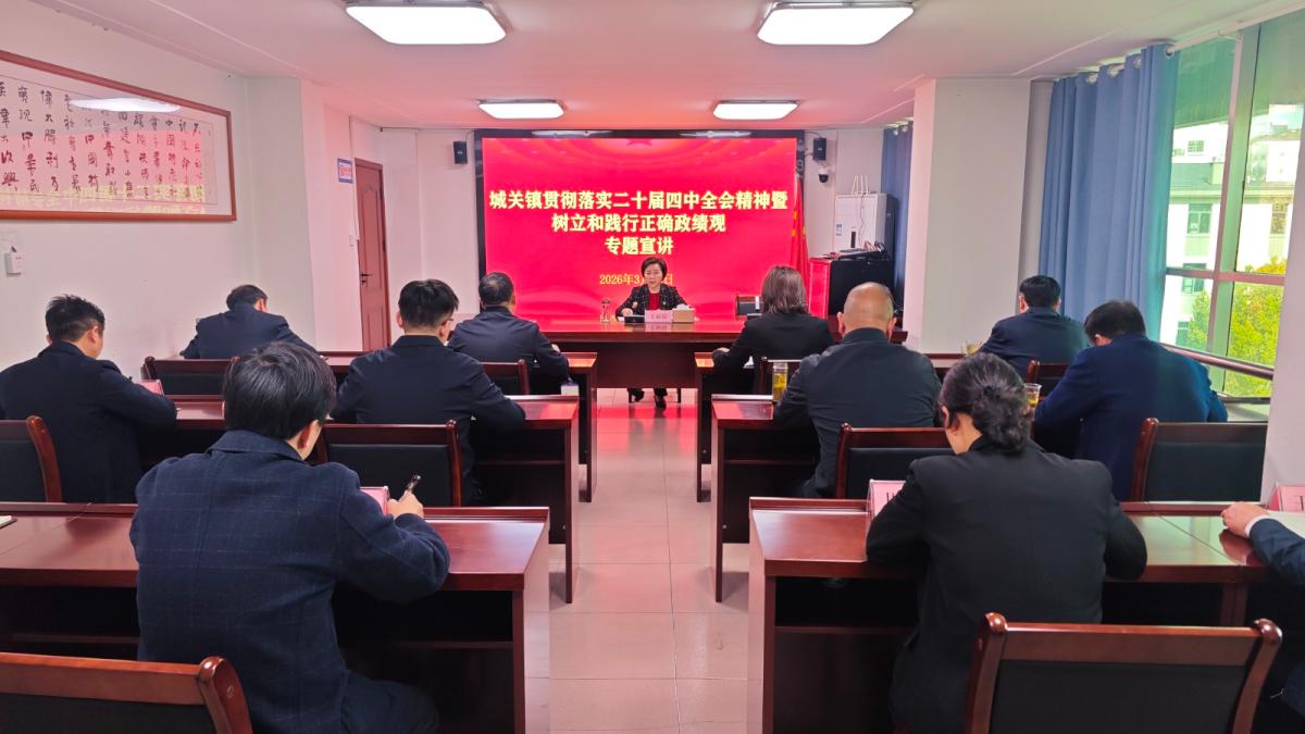 王麗媛到城關(guān)鎮(zhèn)講授專題黨課