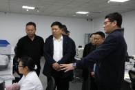 市公共檢驗檢測中心調研我縣綠松石產業