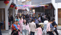 竹山沧浪水街开街迎客