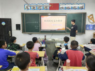 得胜镇复兴小学开展防洪、防汛宣传教育活动