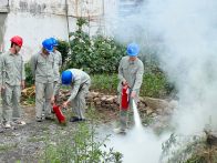 县供电公司开展消防演练