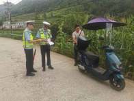 麻家渡镇联合多单位开展道路交通执法行动