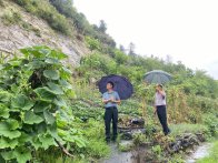 文峰乡塘湾村扎实开展地质灾害巡查工作