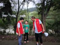 麻家渡镇开展水域巡查和防溺水宣传