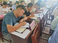 秦古镇开展防汛预警防御机制知识测试