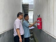 擂鼓镇开展安置点消防安全检查