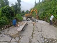 楼台乡：开展灾后治理  保障交通安全