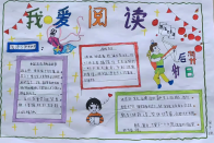 麻家渡镇柿树坪小学：巧手绘小报 书香伴成长