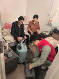 危急时刻 县供电公司为呼吸机送电