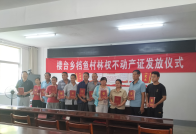 发放不动产证 保护林地权益