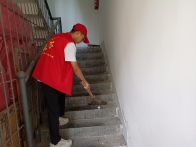 县人才服务中心开展“洁净竹山”周五大扫除活动