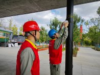 县供电公司：“电”亮佳节 护航景区