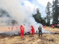 县旅游专委会组织开展森林防火应急演练