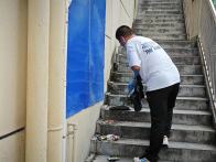 县生态环境局开展“洁净竹山”周五大扫除活动