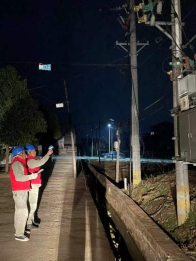 夜巡测温 备战迎峰度冬