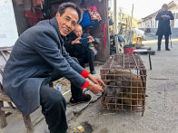 我县生态护林员巡山救助国家二级保护动物猕猴