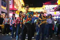 竹山青年夜校：师生风采展演点亮桃花源街区