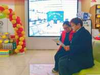 县社保局开展“社银合作”宣传