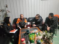 县邮政业安全中心：“寒冬送温暖 情系快递员