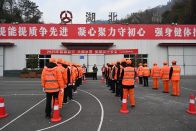 县公路养护中心开展雨雪冰冻天气应急演练