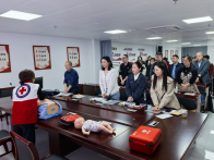 竹山县红十字会为企业工会干部“充电”急救技能