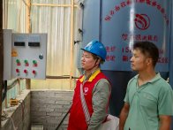 高温施工不停歇 农场用上“优质电”