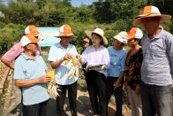 我县开展“看禾选种”活动让农民选种有底气