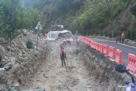 县公路养护中心加速推进地质灾害点治理工作
