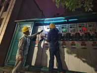 县供电公司全力保障国庆合唱比赛用电稳定