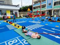 擂鼓镇护驾幼儿园：童心向红  “足”履长征