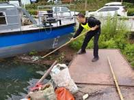 上庸镇：清漂攻坚护库区 守护绿水润民生