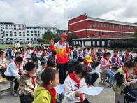 擂鼓镇小学掀起红色学习热潮