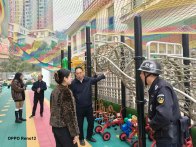 城关镇联合排查  织密校园安全防护网